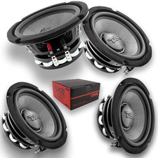 6.5" 250 Watt RMS 4-Ohm Water Resist Mid-Bass Motorcycle Loudspeaker Pair DS18