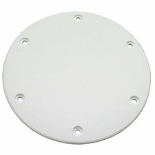 T-H Marine DSSDP-1-2-DP Designer Series Screw Down Deck Plates, 6" - White