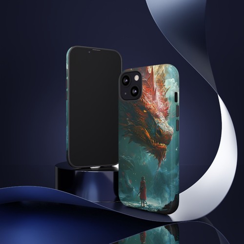Red Dragon Fantasy Painting Phone Case for iPhone, Samsung Galaxy, Pixel - 第 67/175 張圖片