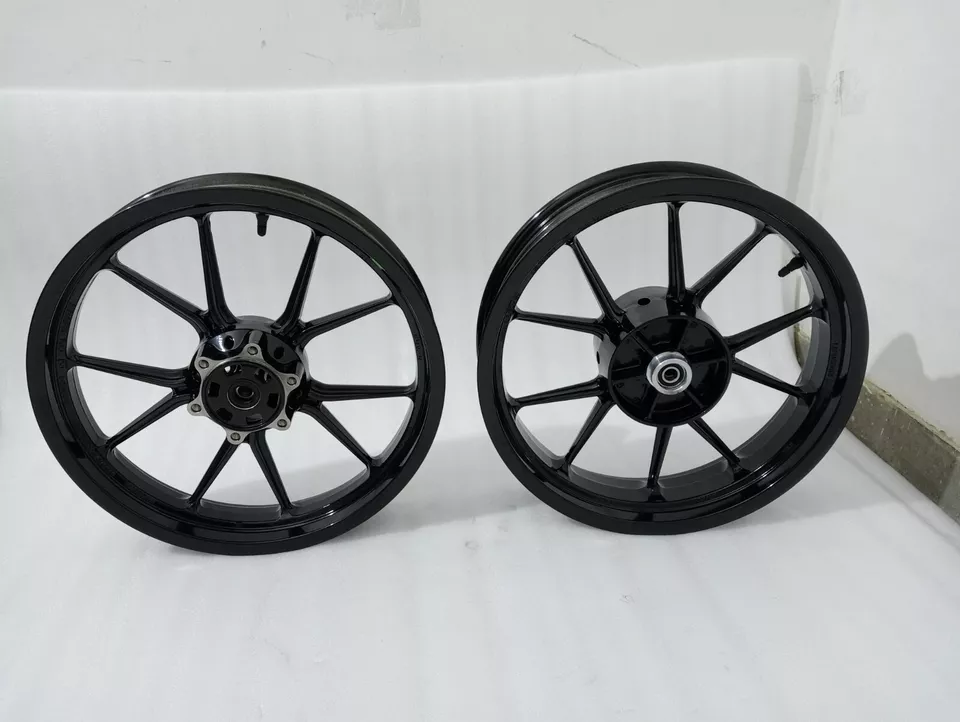 Fit For KTM Duke 250 390 Front And Rear Alloy Wheel Rim Black 2017-2022 Model Foto 2 de 4