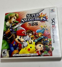 Nintendo 3DS Super Smash Bros. Case Manual Only No Game Included