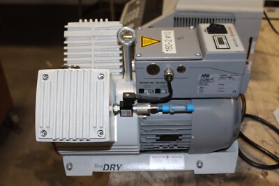 Pfeiffer XtraDry 150 -2 Piston Vacuum Pump WORKING