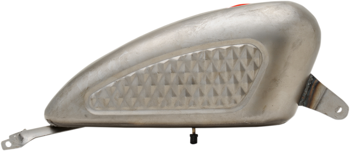 Drag Specialties Raw Diamond Pattern Style Custom Gas Tank