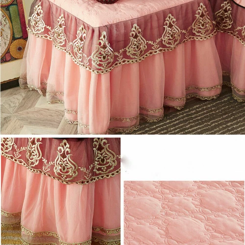 1x Luxus Staubschutz Kleine Tischdecke Nachttisch Schutzplatte Wohndeko Multi - Bild 11 von 11
