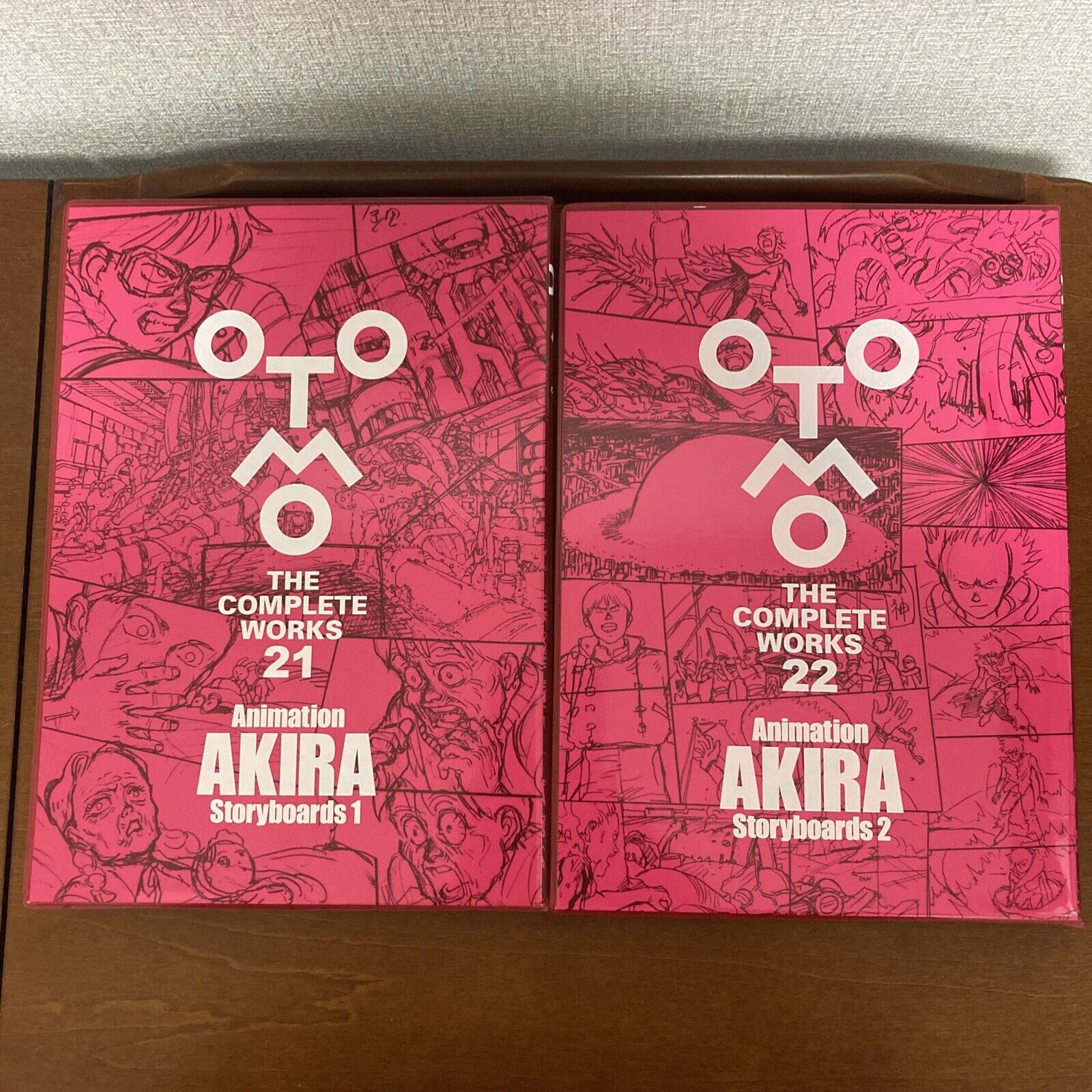 KATSUHIRO OTOMO THE COMPLETE WORKS 21&22 Animation AKIRA Storyboards 1&2