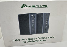 USB C Docking Station Dual Monitor, 15 in 1 Laptop Docking Station Dual HDMI