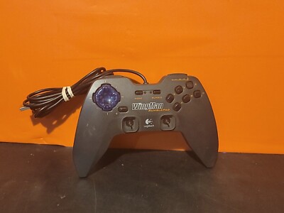 Logitech WingMan RumblePad USB PC Gaming Controller ~ Missing Analog Sticks