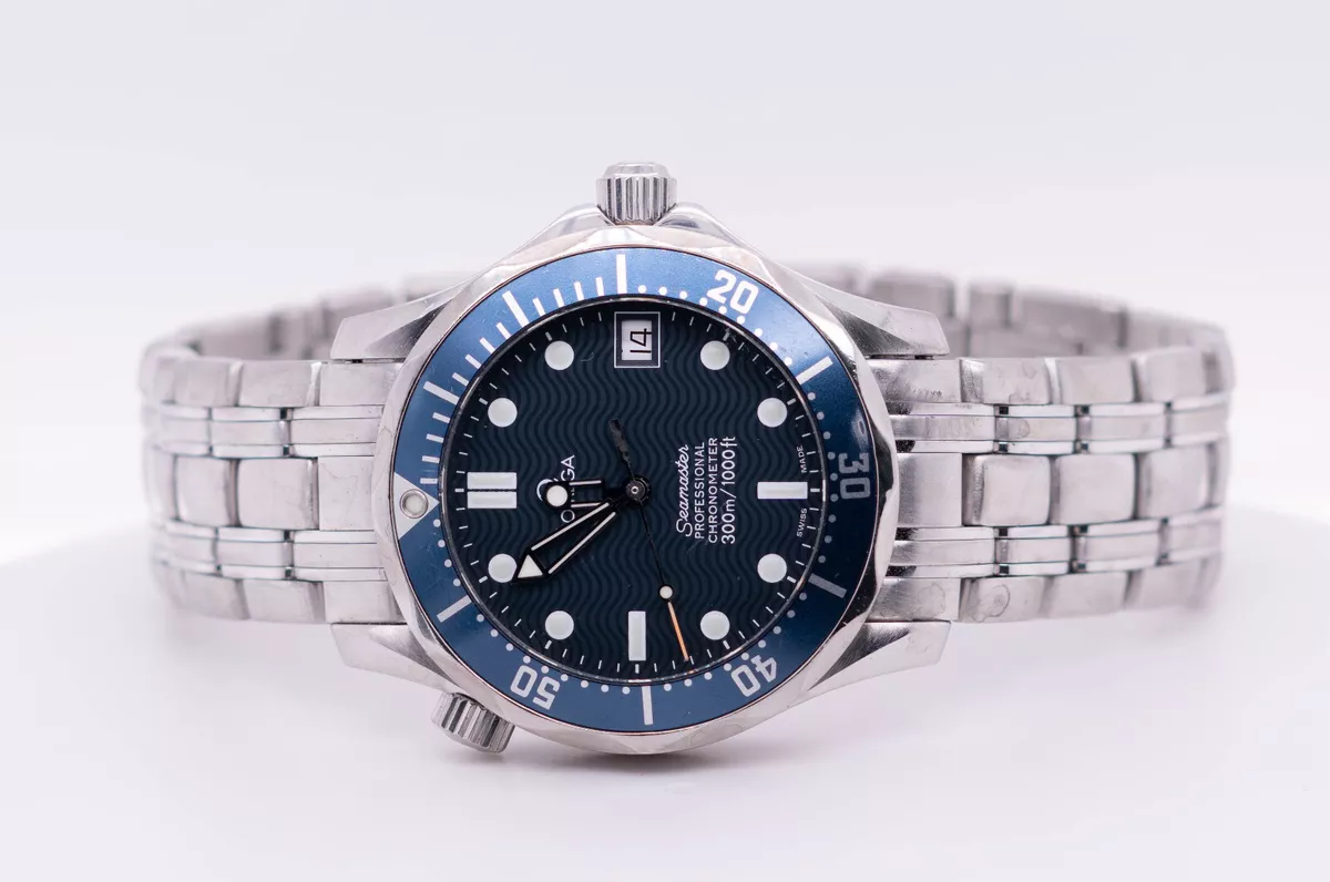 OMEGA Seamaster 300 36mm Chronometer Blue Unisex Adult Automatic