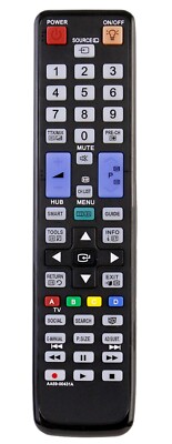 AA59-00431A Replaced Remote for Samsung LCD LED TV UE55D6505 UE40D6570 UE40D6530