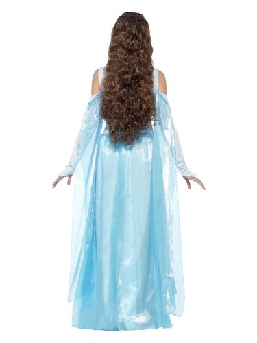 Medieval Maiden Fancy Dress Small 8 10 Deluxe Adult History Princess Outfit Head - Picture 4 of 24