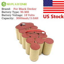 SOLDERING REQUIRED for Black Decker 18V Battery A18 H1 FSB18 BD1834L BD-1834L