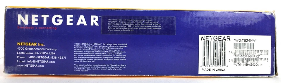 Netgear WiFi Firewall 108 Mbps 4-Port 10/100 Wireless 802.11b/g WGT624v2 - Image 3 of 4