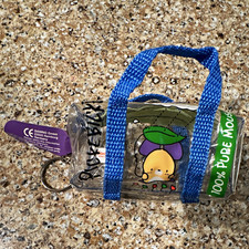 New Sanrio Picke Bicke Clear Mini Coin Purse Keychain 1994 Collectible