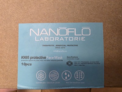 40 Pcs White KN95 Protective 5 Layer Disposable Face Mask Mouth Nose Cover