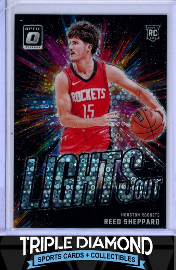 2024-25 Donruss Optic Reed Sheppard Lights Out Rookie Fast Break Disco J505