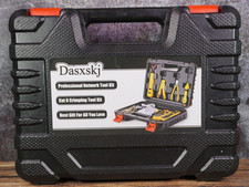DASXSKJ RJ45 Crimp Tool Kit, Network Tool Kit, Ethernet Crimper Cat6 Cat5E