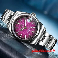 Tandorio Steel 39mm/36mm NH35 Men Watch Sapphire Multicolor Texture Dials Date