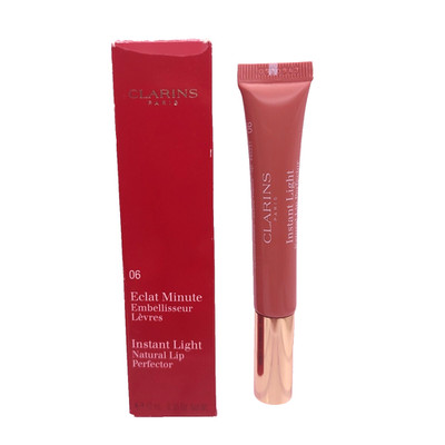 Clarins Instant Light Natural Lip Perfector 06 ROSEWOOD SHIMMER 