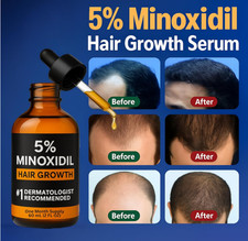 Kit de Crecimiento de Barba y Crecimiento del Cabello de Minoxidil al 5 2oz....