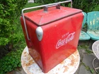 Drink Coca Cola / TempRite Mfg. Co., Kansas / 1950s Vintage Metal Cooler, unsure