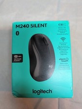 Logitech M240 Silent Bluetooth Mouse Wireless Compact Black Open Box Tested