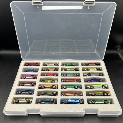 Vintage Hot Wheels Redline Lot 27 Cars 1968-1977 Mattel Collectors w/ Case-EL