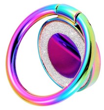 Cell Phone Ring Holder Finger Kickstand Turns 360  Degrees  180  Degrees Adj...
