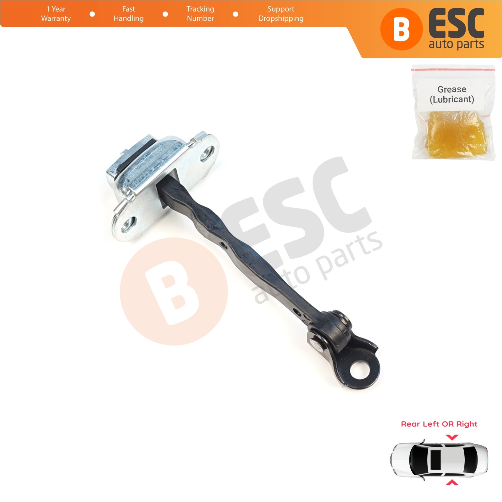 Rear Door Stop Check Assy Limiter Strap for Nissan Micra MK4 K13 2011-2022