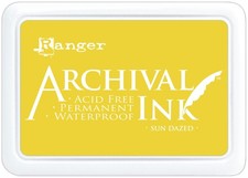 RANGER INDUSTRIES ARCHIVAL INKPAD 0 SUN DAZED,Ink  Pads