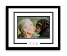 Jane Goodall Autographed Signed 11x14 Framed Photo ACOA Jane Goodall Autographed Signed 11x14 Framed Photo ACOA