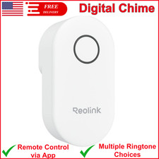 Digital Chime for Reolink Video Doorbell, Plug Play, App Control, Multiple Tones