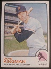 1973 TOPPS #23 SAN FRANCISCO GIANTS DAVE KINGMAN NM/MT 07001