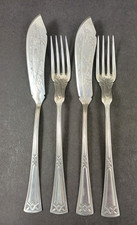 4 Fischbestecke Ideal der Firma Heinrich Adolf Erbe