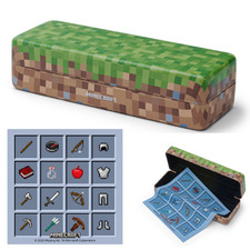 Minecraft Eyeglass Glasses Case  Cloth Steel Case Japan Limited New