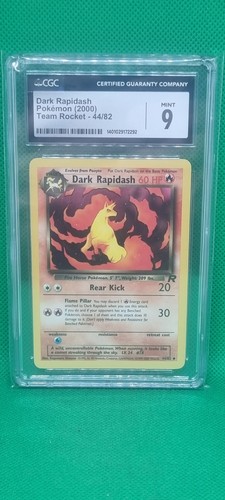 Dark Rapidash (Unlimited) graded CGC 9 for sale on eBay