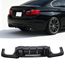 HECKDIFFUSOR DIFFUSOR 4-ROHR PA� F�R BMW 5ER F10 F11 SPORT LOOK GANZ SCHWARZ
