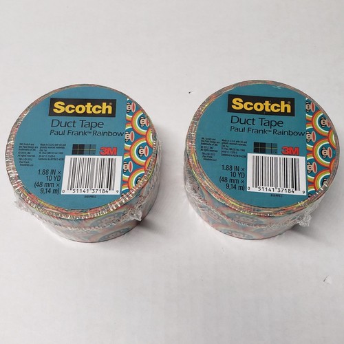 Scotch Paul Frank Julius Monkey 3M Duct Tape 2012 Pride RARE Sealed Set Rainbow