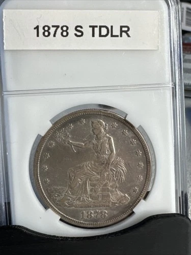 1878-S $1 Trade Dollar silver, San Francisco VF - EF, Beautiful!