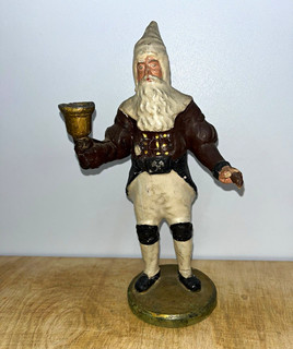Bergmann Figurine Erzgebirge Circa 1900 Vintage Antique Candle Holder Handmade