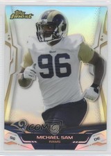 2014 Topps Finest Refractor Michael Sam #133 0f8
