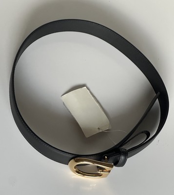 Gucci Selleria G-Buckle Women\'s Leather Belt Size 100/40 655566 - Black/Gold Gucci Selleria G-Buckle Women main image 3