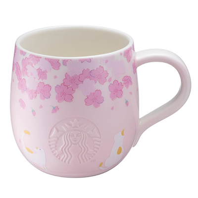 STARBUCKS Taiwan 2026 SAKURA Cherry Blossom Mug 355ml & 414ml Cat