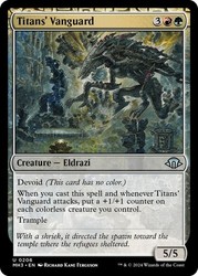Titans' Vanguard (Foil) #206 Modern Horizons 3