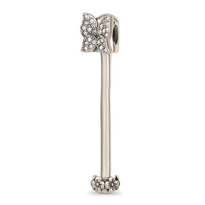 Reflection Beads Sterling Silver Crystal from Swarovski Butterfly Pendant Bead