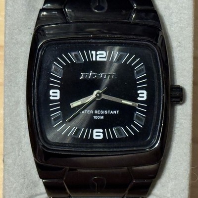 Nixon The Manual Show Don't Tell All Black Men's Vintage Surf