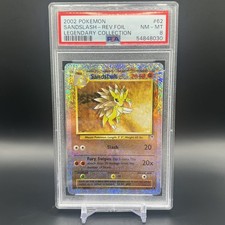 PSA 8 2002 Pokemon Sandslash 62/110 Legendary Collection Reverse Holo on eBay