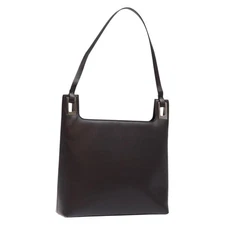 GUCCI Shoulder Bag Leather Brown 001 3099 Auth 133377
