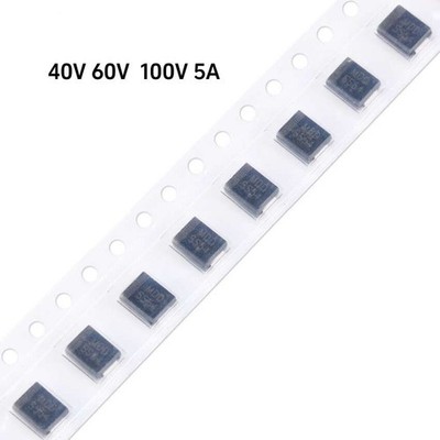 40/60/100V 5A Schottky Barrier Rectifier SS54 SS56 SS510 Surface Mount DO-214AA