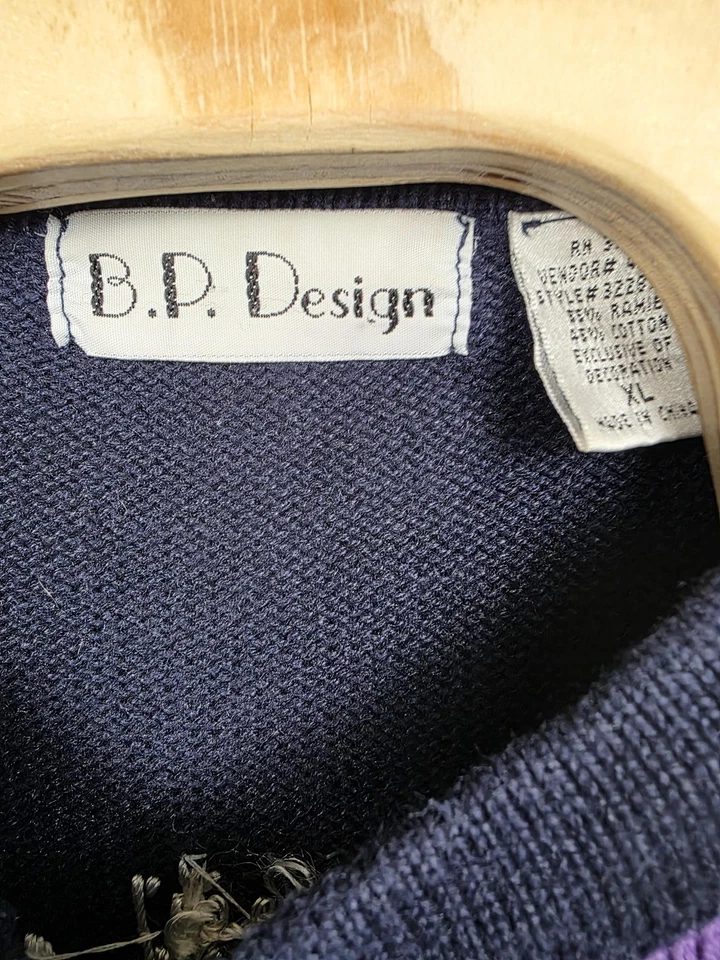 Suéter BP Design Mujer XL Azul Púrpura Muñeco de Nieve Copo de Nieve Navidad Cremallera Foto 3 de 4