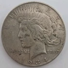 1934-S Peace Dollar $1 - San Francisco Mint